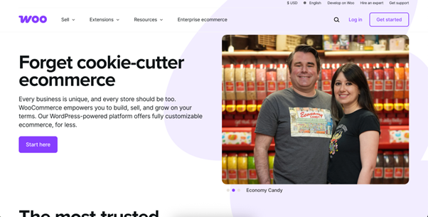 WooCommerceのサイト画像