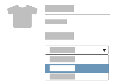 オーダーメイド「プルダウン」のイメージ図