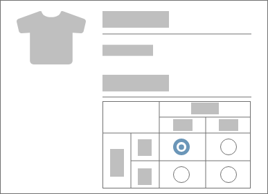 オーダーメイド「表形式」のイメージ図