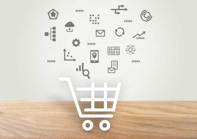 カートの上に様技なアイコンが浮いている画像