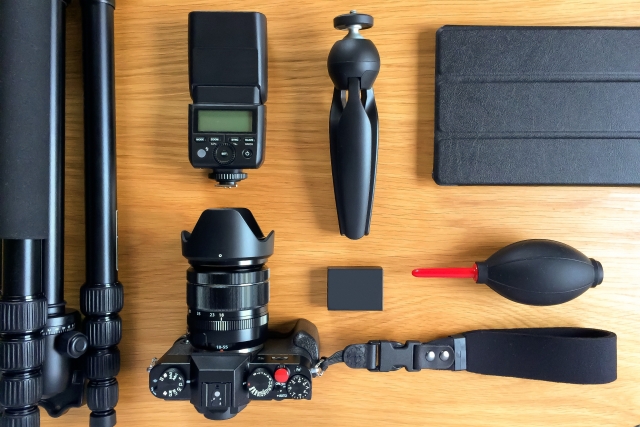 商品を撮影するためのカメラ機材