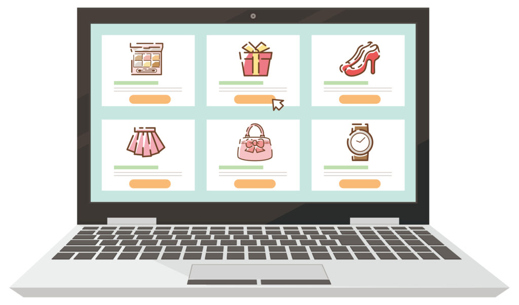 ECサイトの商品一覧画面